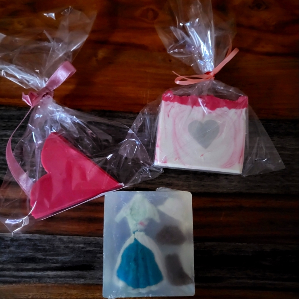 Artisan Valentine's Day soap